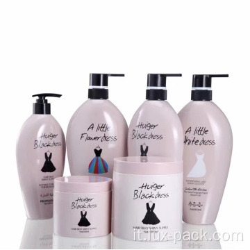 Bottiglia di shampoo a forma di plastica in plastica in plastica in plastica di plastica all&#39;ingrosso bottiglia shampoo a forma di plastica e imballaggio balsamo